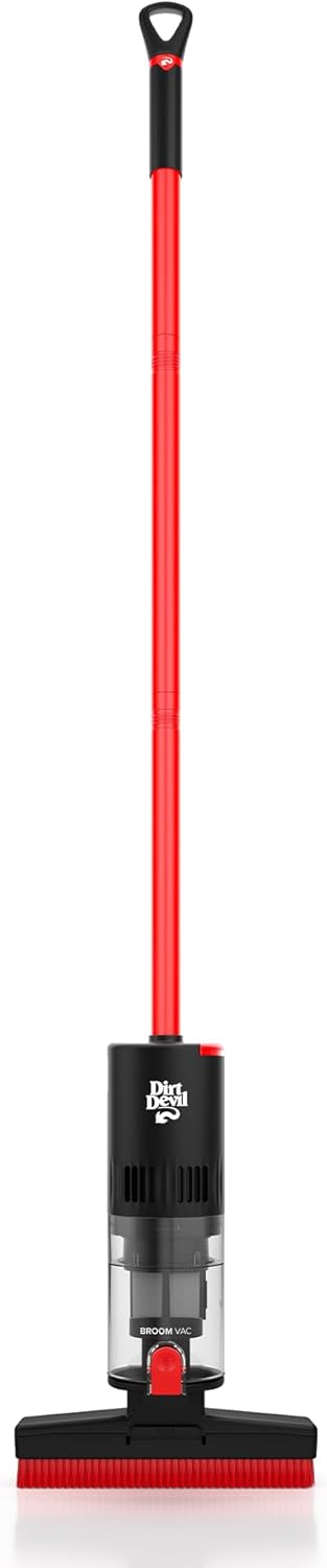 Broom Vac Cordless Hard Floor Cleaner, Lightweight, Bagless, Rechargeable, Clean Every Corner, Nook, Cranny and Edge, Cordless Vacuum Cleaners for Home Use