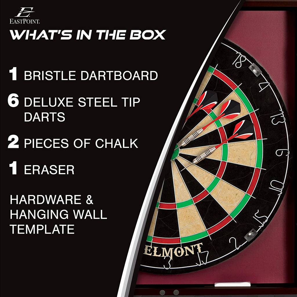 Belmont Bristle Dartboard and Cabinet Set