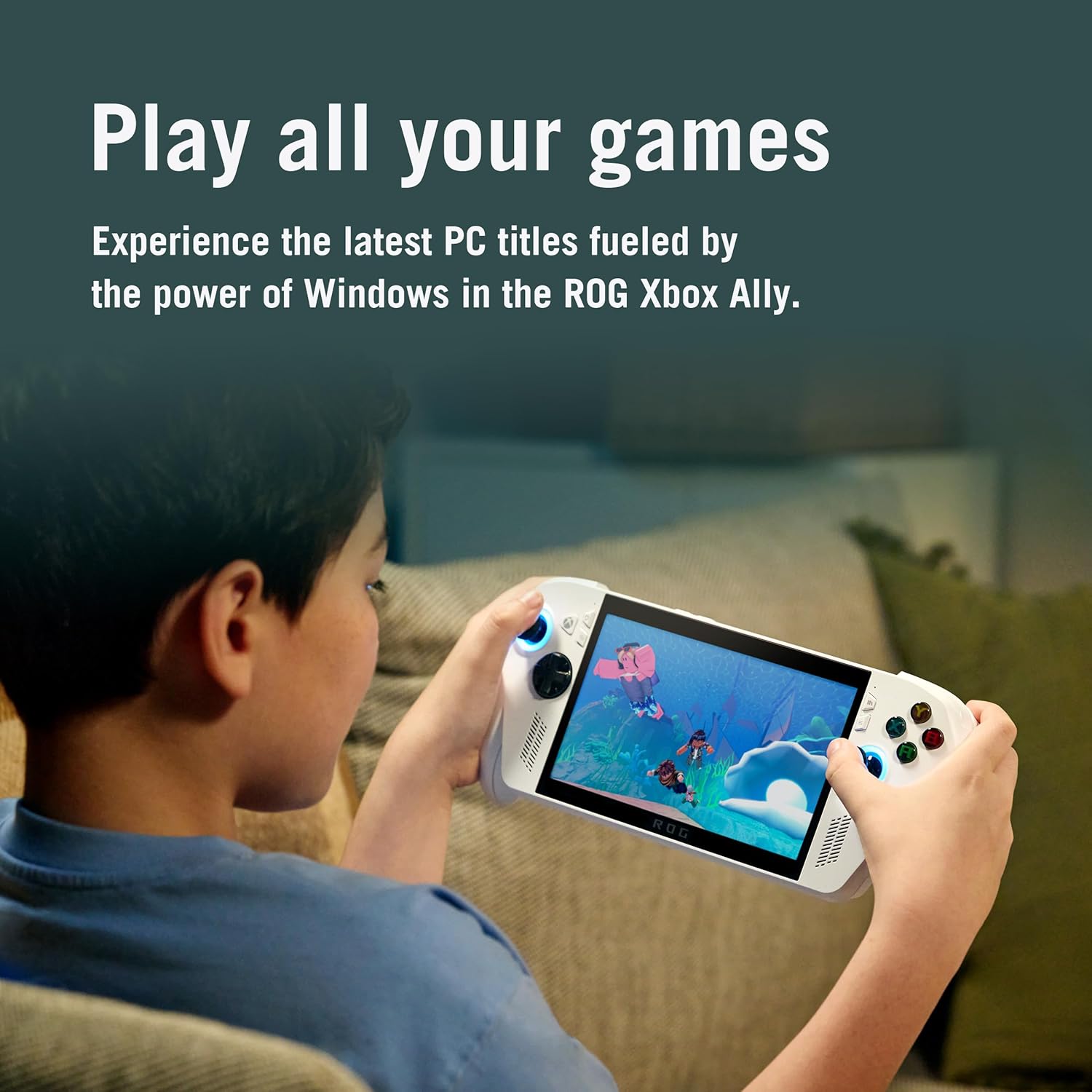 ROG Xbox Ally – 7” 1080P 120Hz Touchscreen Gaming Handheld, 3-Month Xbox Game Pass Premium Included, AMD Ryzen Z2 A, 16GB RAM, 512GB SSD, White