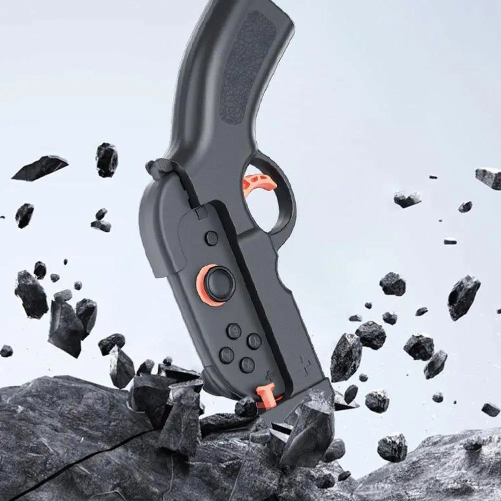 For Switch 2 Left and Right Controller Gaming Stock 2Pcs Gaming Gun Shooting Gunstock Hand Grip Universal design Game Accessory