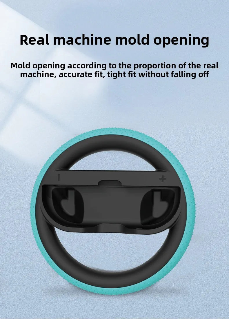 2PCS Steering Wheel for Switch 2 Joy Con Controller Switch2 Joycon 2 Racing Wheel Hand Grip for Mario Kart World 8 Deluxe