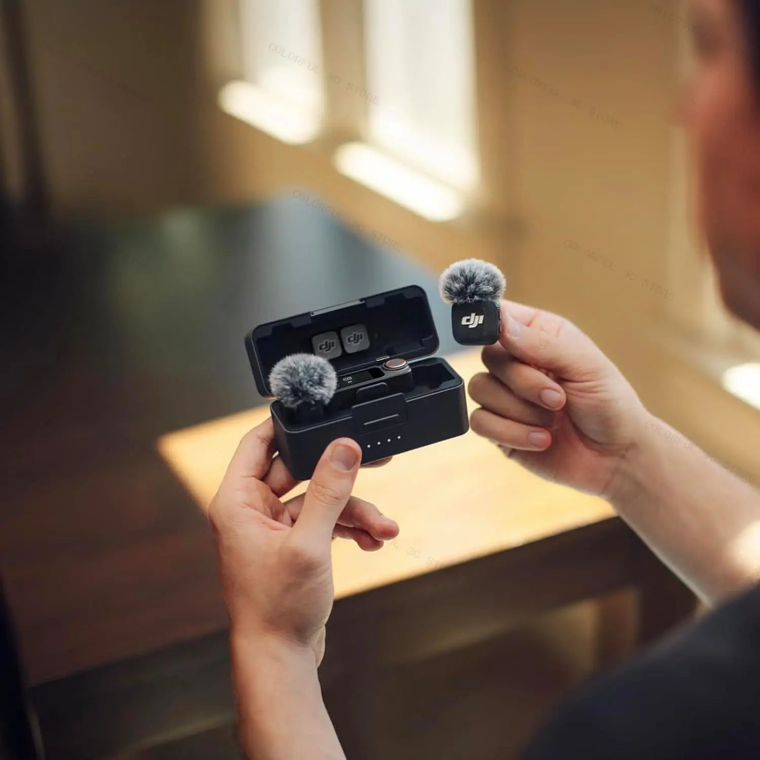 Original  Mic 3 Wireless Lavalier Mic 1TX 1RX 2TX 1RX Kit with Charging Case Adaptive Gain Control&Dual Band for Vlog