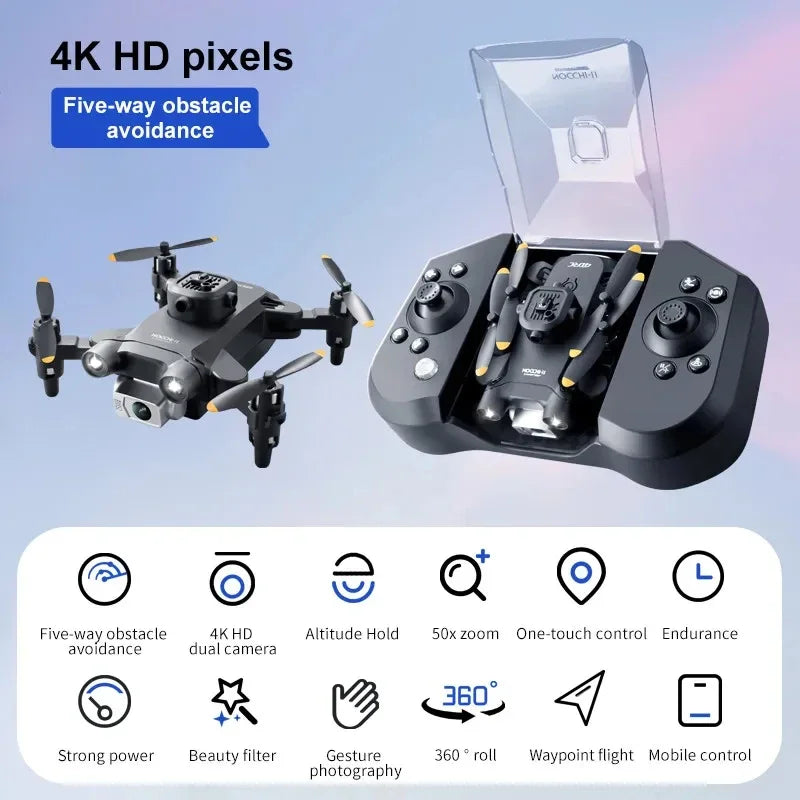 4DRC V30 Mini Drone with Camera HD 4K 1080P FPV RC Drones Profesional Five-sided Obstacle Avoidance Helicopter Drone Toy