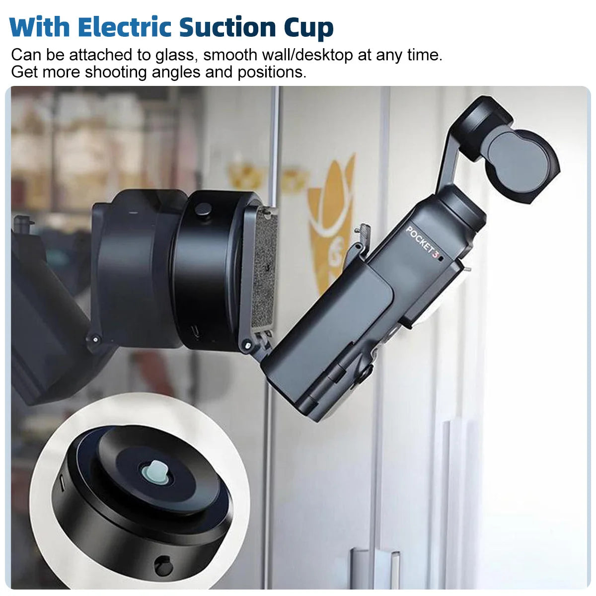 Multifuctional Magnetic Bracket Mount Compatible with Dji Osmo Pocket 3 Expansion Adapter Magnet Steering Holder Bracket Pocket3