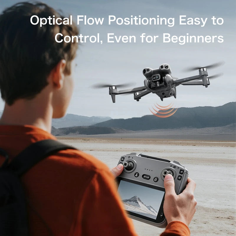 GT50 RC Drone 8K HD Aerial Photography Remote Control Aircraft Dual Camera WIFI GPS Three Sided Obstacle Avoidance Quadcopter