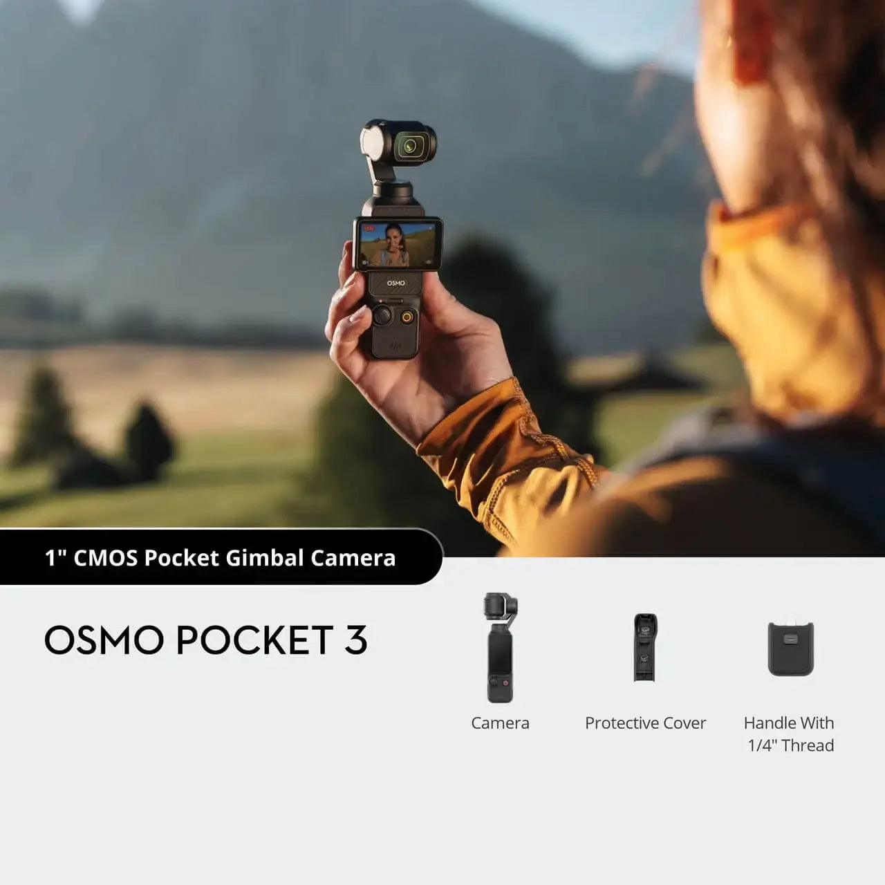 DJI Osmo Pocket 3 Pocket-Sized Vlogging Camera 1-Inch CMOS &4K/120fps 3-Axis Gimbal Mechanical Stabilization Original In Stock