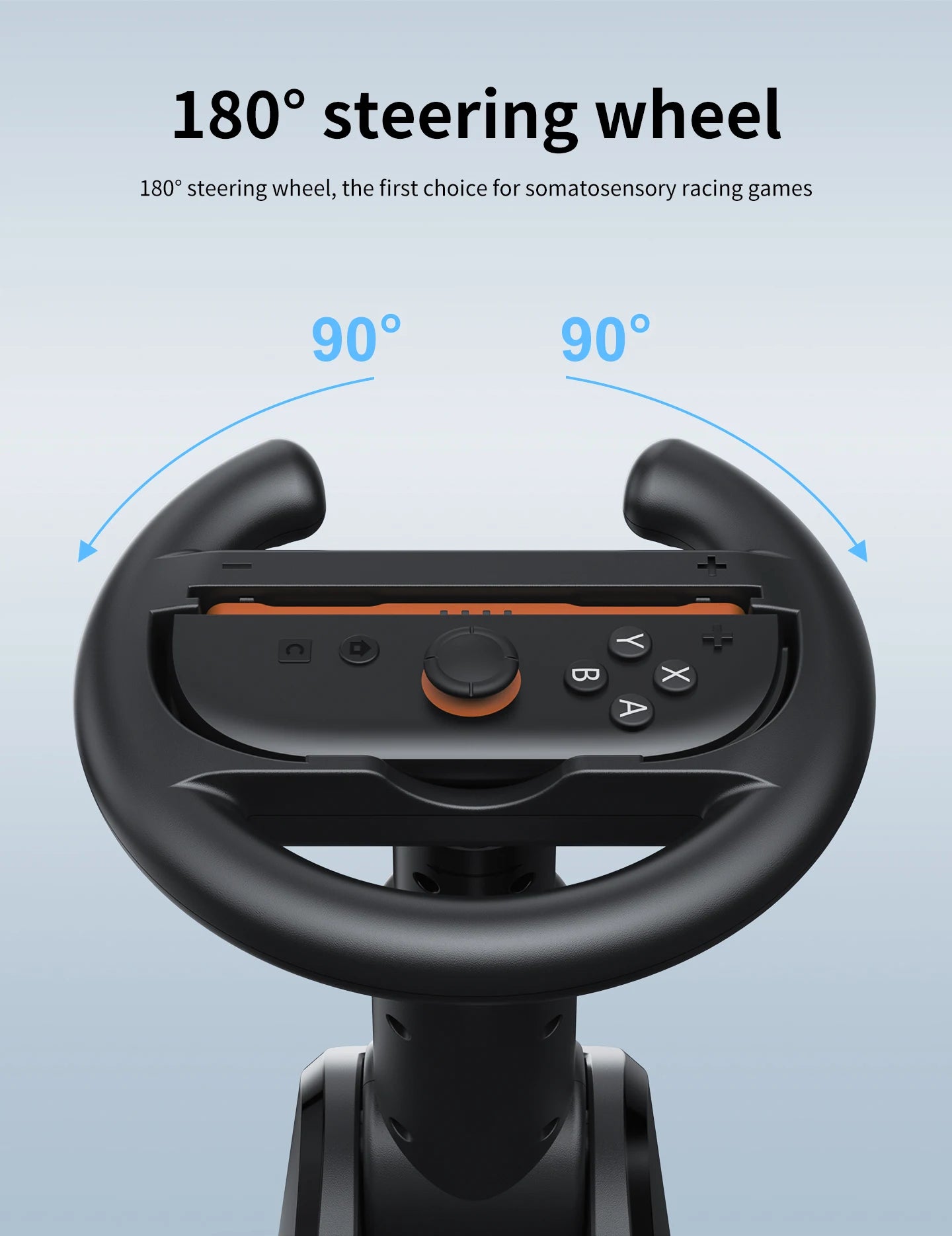 HONCAM Universal Racing Wheel Stand for Switch & Switch2 Joycon Game Wheel Controller with Secure Suction cup base for NS2 acces