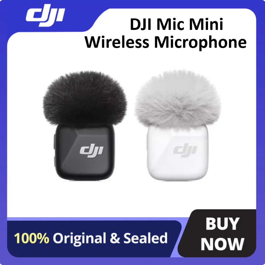DJI Mic Mini Wireless Microphone with Intelligent Noise Cancelling High-Quality Audio With Stable Transmission