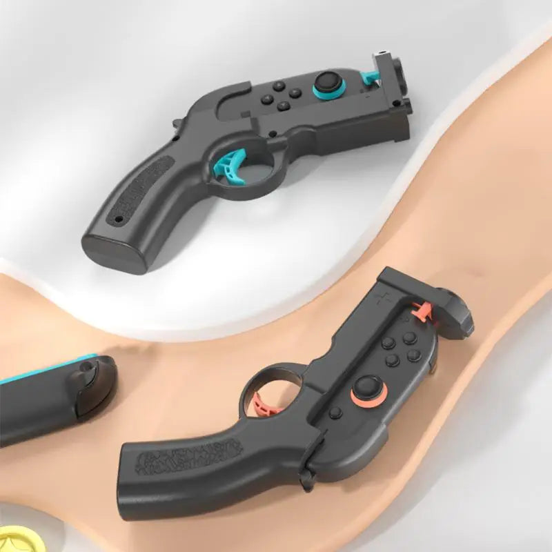 For Switch 2 Left and Right Controller Gaming Stock 2Pcs Gaming Gun Shooting Gunstock Hand Grip Universal design Game Accessory