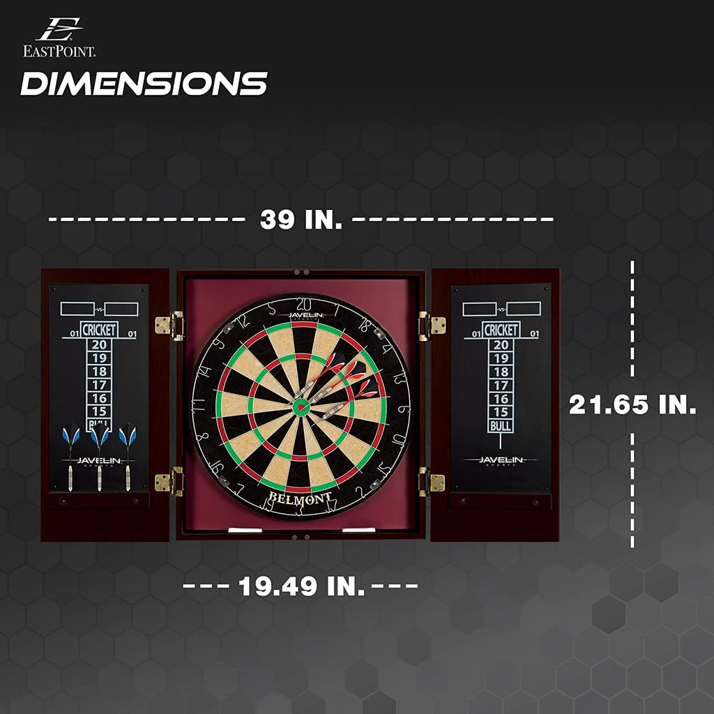 Belmont Bristle Dartboard and Cabinet Set